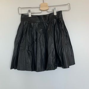 Alice Olivia leather skirt